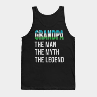 Grand Father Uzbekistani Grandpa The Man The Myth The Legend - Gift for Uzbekistani Dad With Roots From  Uzbekistan Tank Top